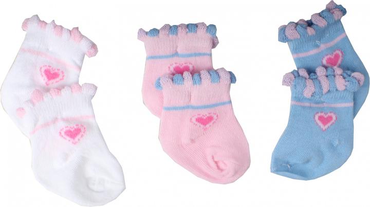 Produktbild Heless Puppe Socken 3 Paar
