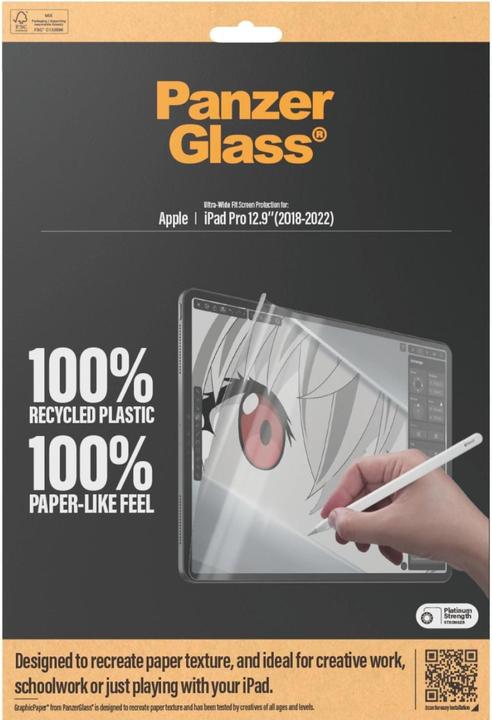 Actual product image PanzerGlass Tablet Glass (1 Piece, iPad Pro 12.9)