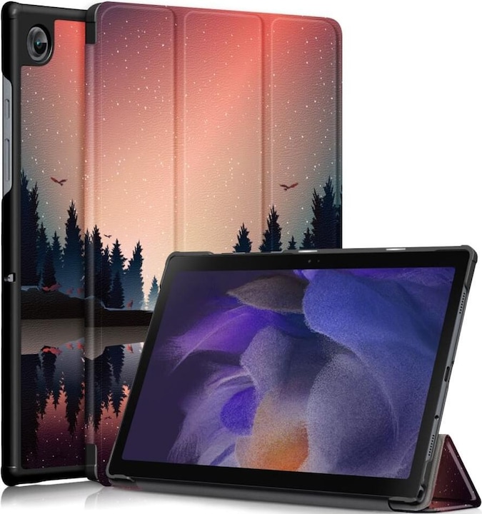 Cover-Discount Galaxy Tab A7 Lite - Tri-fold Smart Case Wald (Galaxy Tab A7 Lite)