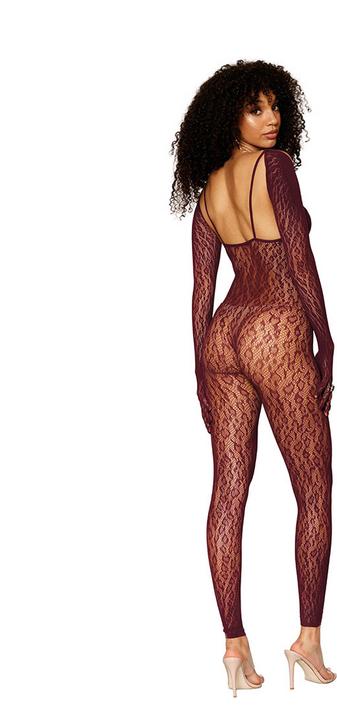 Image du produit Dreamgirl Catsuit Bodystocking et Shrug DiamondOne Size (Taille unique)
