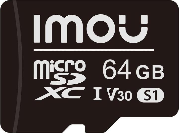 Imou Memory card microSD (UHS-I, SDXC, 10/U3/V30, 95/38) (64 GB, microSDXC, U3, UHS-I)