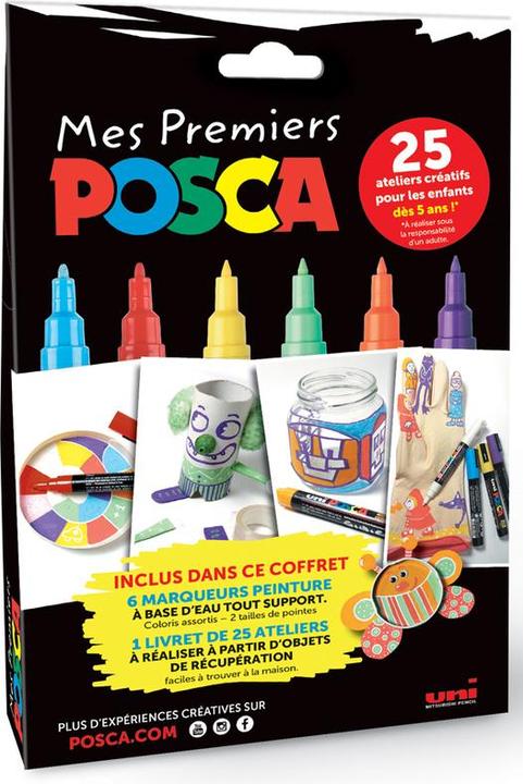 Produktbild Posca Pigmentmarker "Mes Premiers " (6x)
