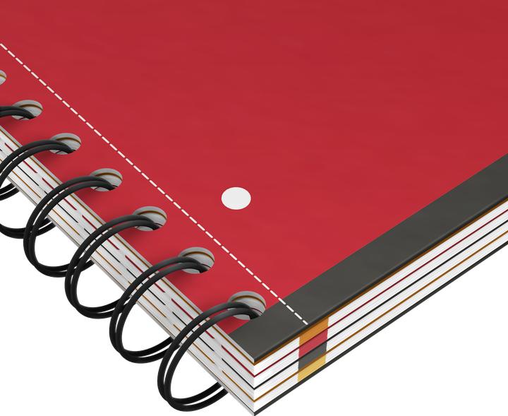 Image du produit Oxford Cahier de notes du collège Cahier de notes (A4+, Quadrillé, Couverture rigide)