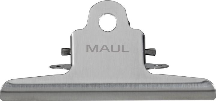 Maul Montage-Klemmer Edelstahl, 147 mm, 20 mm, silber (2 x)