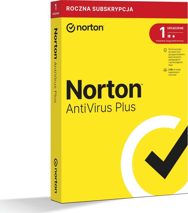 Norton Antivirus Plus 1 urzÄ...dzenie 12 miesiÄ™cy (1 User, 12 months)