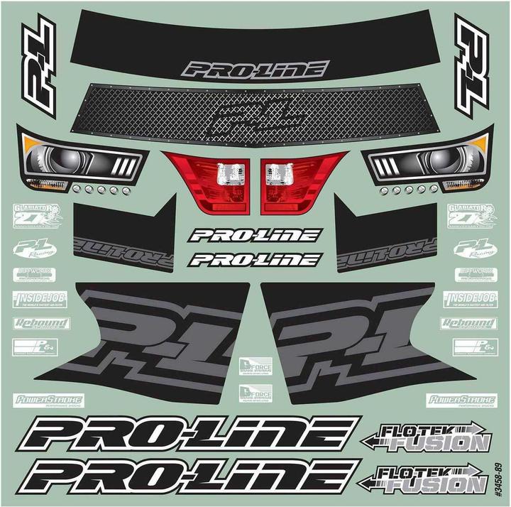 Produktbild Pro-Line Flo-Tek Fusion Karo klar Pre-Cut