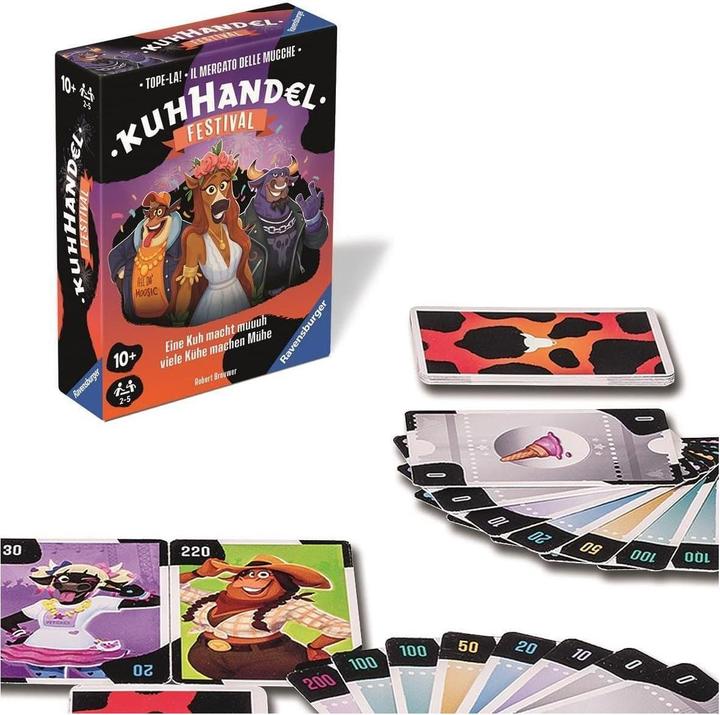 Actual product image Ravensburger Horse trading - Festival (French, German, Italian, 2 - 5 Players)