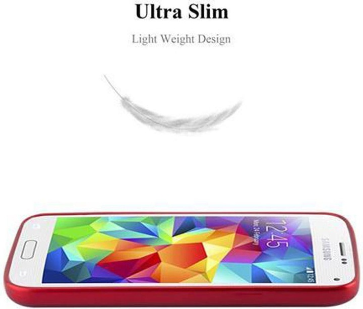 Actual product image Cadorabo TPU Matt Metallic Cover (Samsung Galaxy S5, Samsung Galaxy S5 Neo)