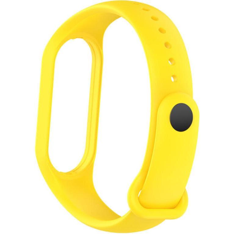 Thumbnail - Strap-it Silikonarmband (Silikon, Mi Band 7), Uhrenarmband, Gelb