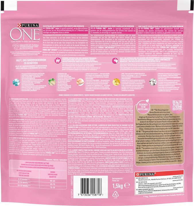 Produktbild Purina ONE Junior (Junior, 1530 g)