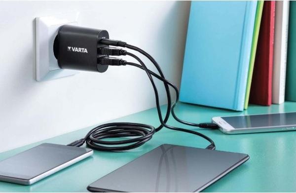 Immagine prodotto Varta Caricabatterie da muro 27W 2 x USB 2,4A + USB tipo C 3,0A (27 W)