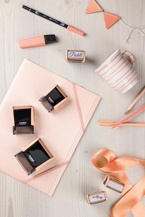 Image du produit Trodat Typomatic 4.0 Printy Pastell Edition, timbre à encrage automatique à composer soi-même