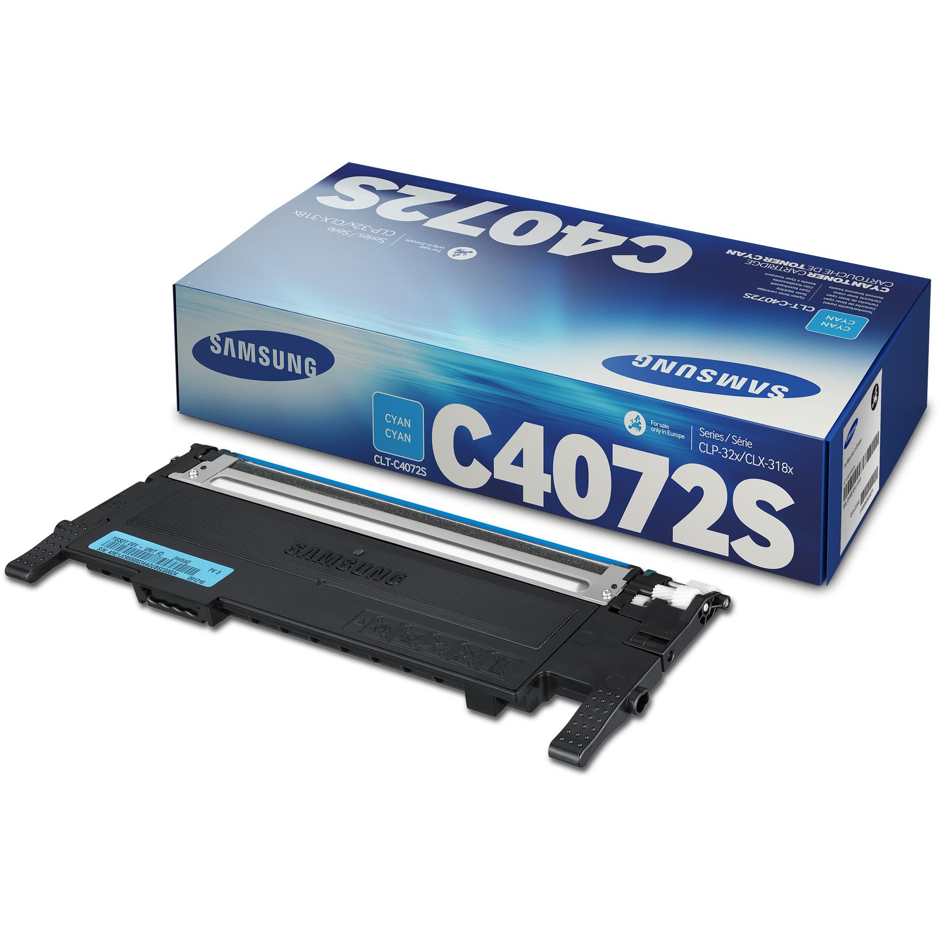 Samsung, Toner, CLT-C4072S - Cyan - Original - Tonerpatrone (C)