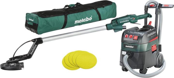 Produktbild Metabo SZLIFIERKA DO GIPSU / ŻYRAFA LSV 5-225 + ODKURZACZ ASR 35 L ACP + 25 szt. KRĄŻKÓW (Wand- & Deckenschleifer)
