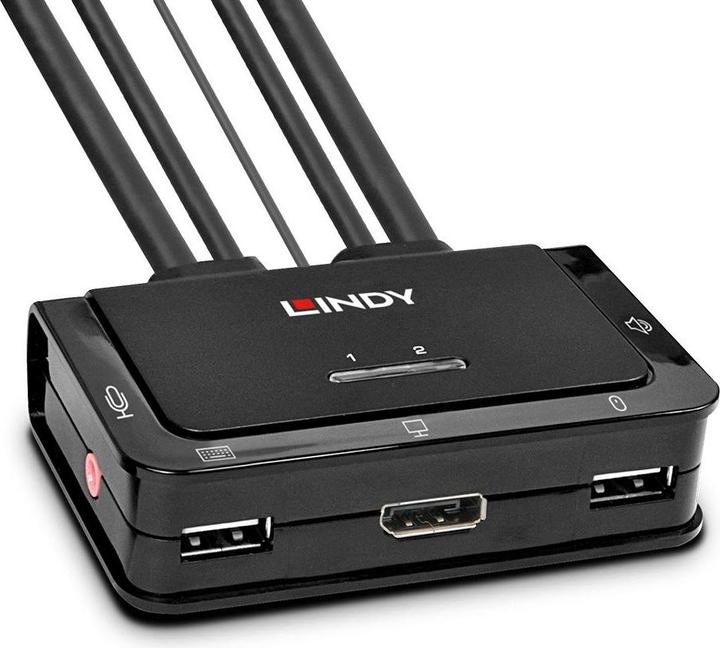 Produktbild Lindy 2 Port DisplayPort 1.2