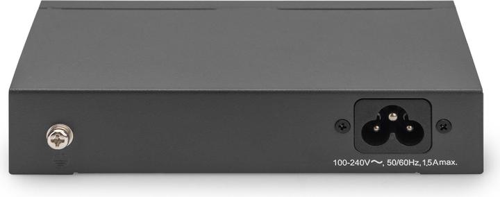 Actual product image Digitus 4 Port Gigabit PoE Switch, Unmanaged, 1 Uplink (4 ports)
