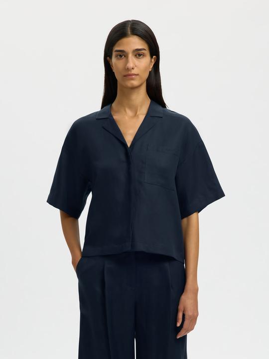 Immagine prodotto Selected Slflyra 2/4 Boxy Linen Blend Shirt Noos (42)