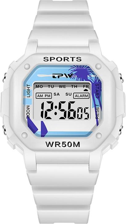 VR Shinecon Kinderuhr Modell Timex, Weiss (Digitaluhr, Sportuhr)