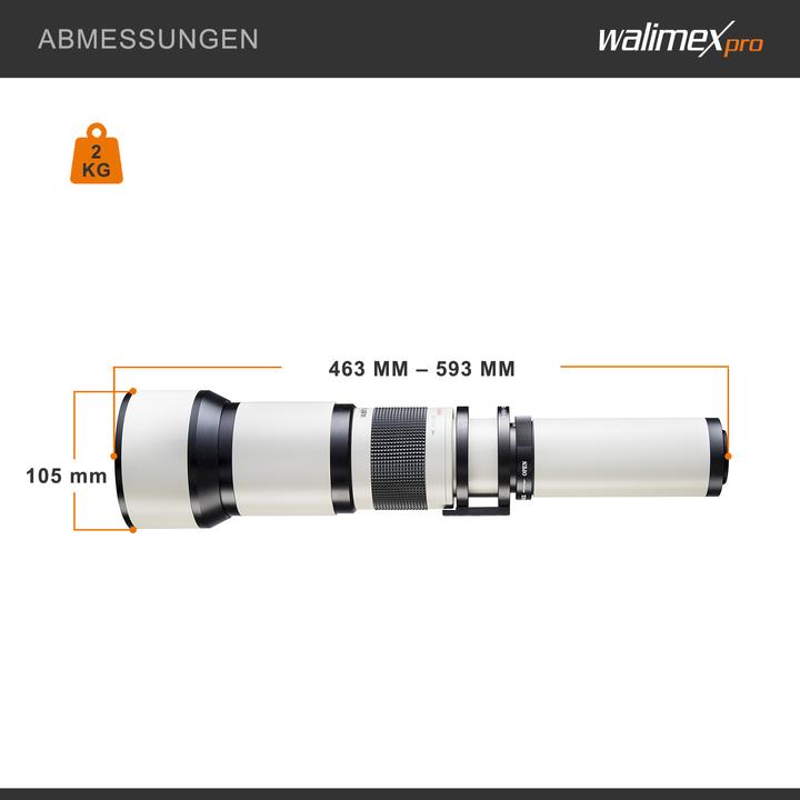 Actual product image Walimex 650-1300/8-16 DSLR Pentax K (Pentax K, full size)