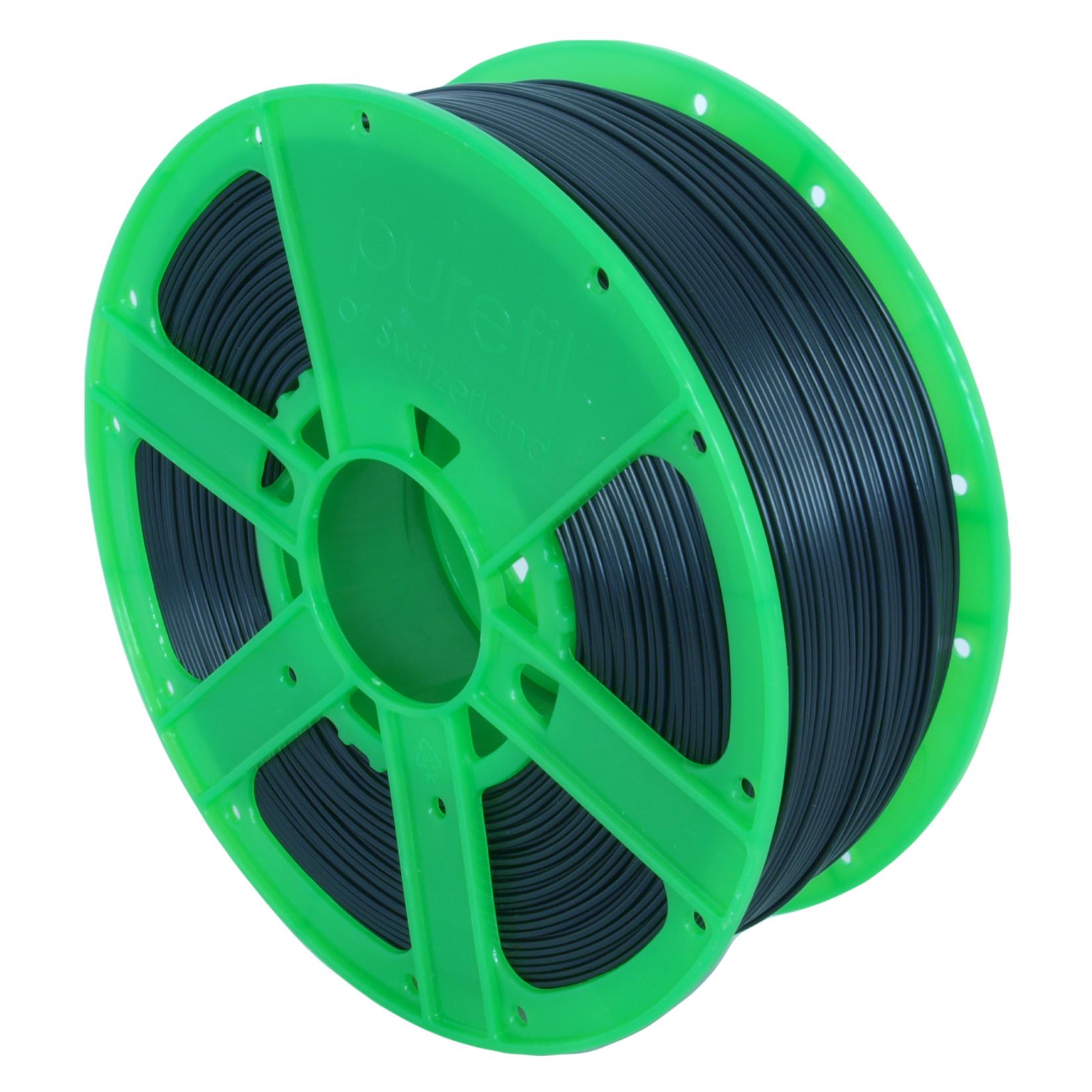Purefil Filament (ABS, 1.75 mm, 1000 g), 3D Filament, Schwarz