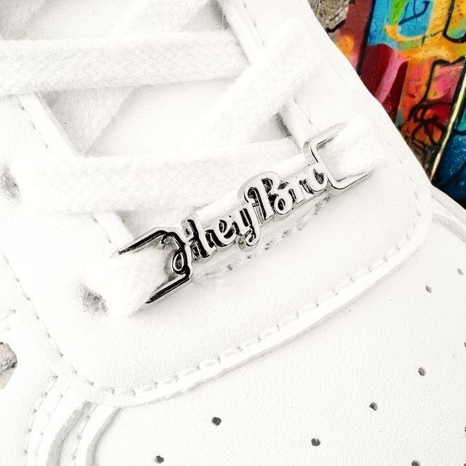 Immagine prodotto LaceGodZ 1 Paar "Hey Bro" Schnürsenkel Clips (3.76 cm)