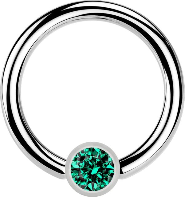 Immagine prodotto Star Piercing Tunnel svasato Cuore nero vintage (senza ottone, Acciaio chirurgico 316L)