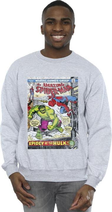 Immagine prodotto Spider-Man VS Hulk Cover Felpa Uomo (M)