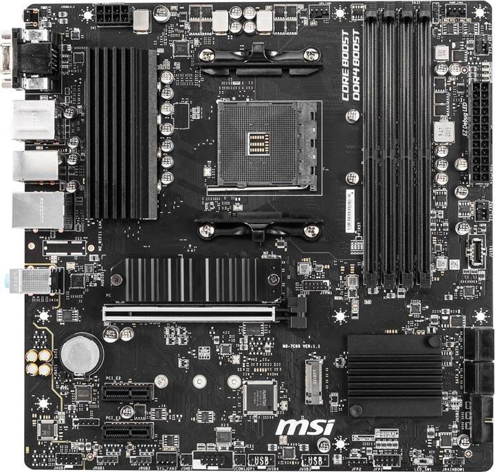Voedingswaarden en ingrediënten MSI MB Pro-VDH (AM4, AMD B550, mATX)