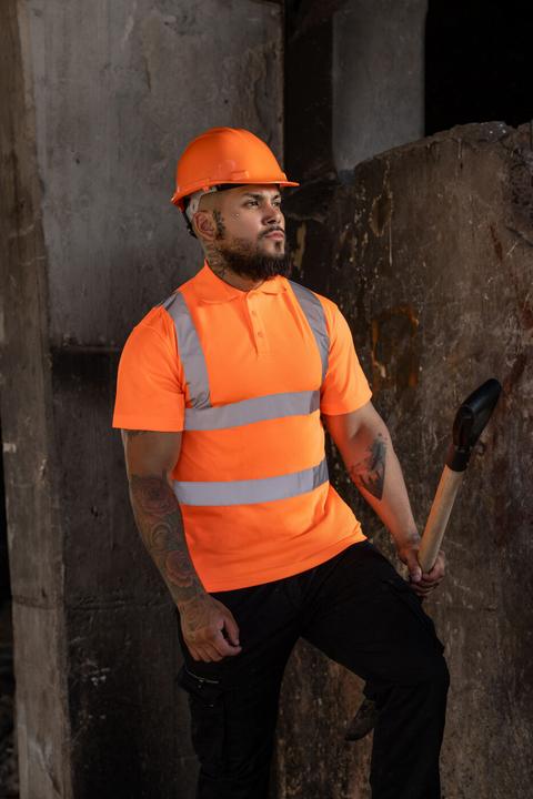 Produktbild Korntex Hi-Vis Poly Poloshirt (L)