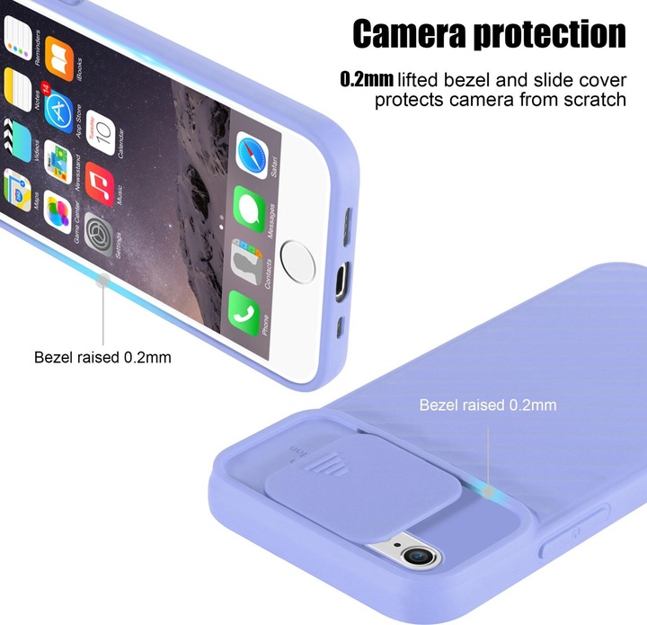Actual product image Cadorabo TPU cover with camera protection (Apple iPhone 6 Plus)
