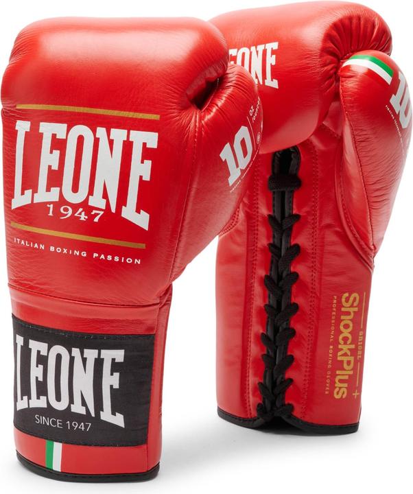 Produktbild Leone Boxhandschuhe Shock Plus GN102L Rot (10 OZ, One Size)