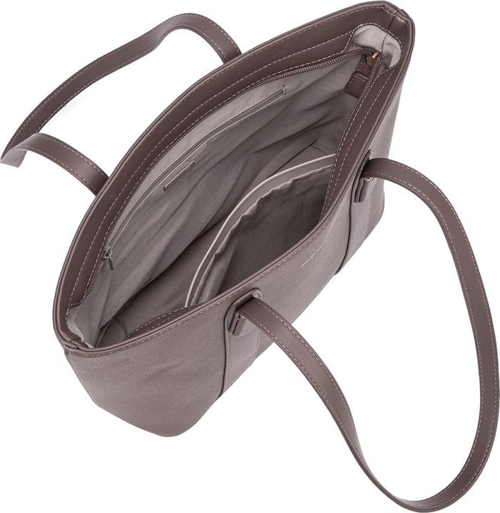 Produktbild David Jones **Damen Schultertasche - Elora Ultra Modell - Pu Vegan Leder** - 36.0 X 23.0 X 11.0 Cm