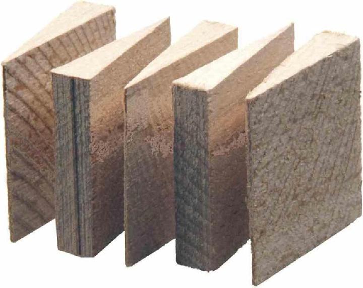 Haromac Handle wedges wood 5-pcs.