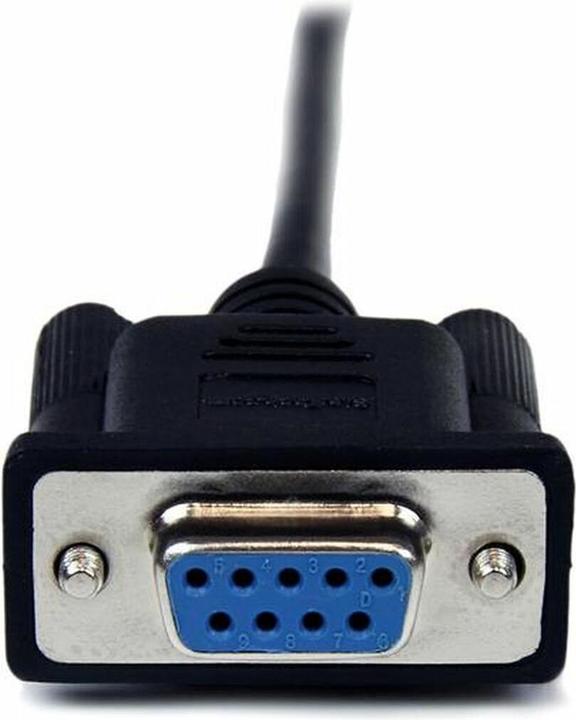 Immagine prodotto StarTech 2m Nero Db9 Cavo Null Modem Db9 Nero (2 m, Parallelo (stampante))
