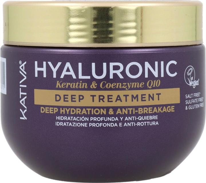 Actual product image Kativa Hyaluronic Keratin And Coenzyme Q10 Deep Treatment 300ml (300 ml, Liquid shampoo)