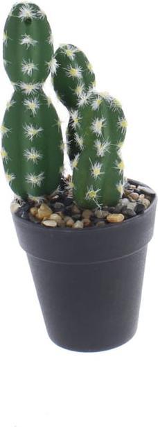 MICA Living Künstlicher Kaktus im Blumentopf - ca. 18 cm (18 cm)