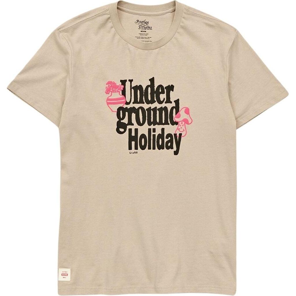 Globe, Herren, Shirt, t-hirt, Beige, (S)