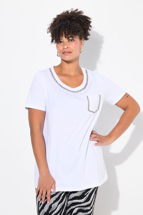 Produktbild Miamoda T-Shirt, bequeme Passform, Zierketten (46)