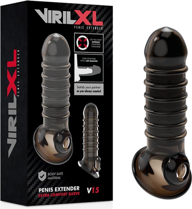 Actual product image Virilxl Extension Y Funda De Pene V15 Negro