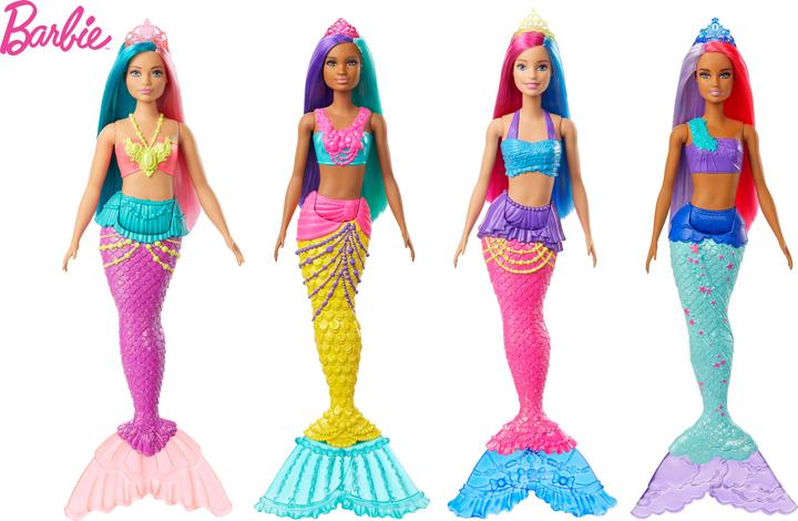 Actual product image Barbie Dreamtopia Mermaid with blue green and purple hair