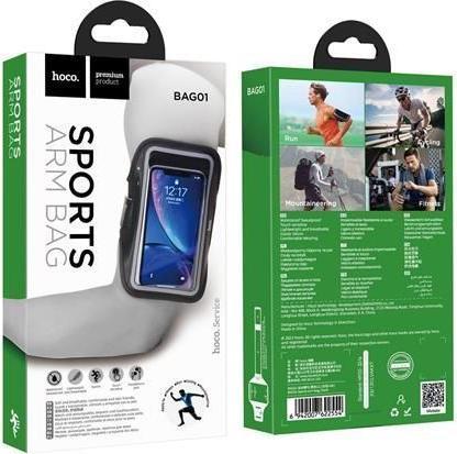 Image du produit Hoco Bicycle accessory smartphone armband BAG01 black