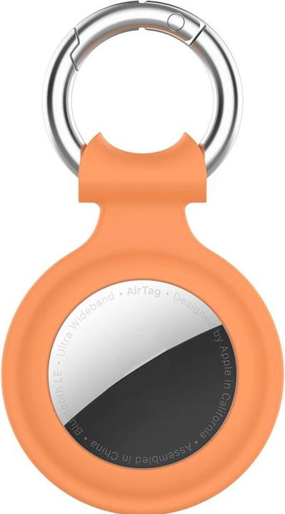 Produktbild Screenguard Apple Airtag Liquid Silikon Heart Case mit Anhänger