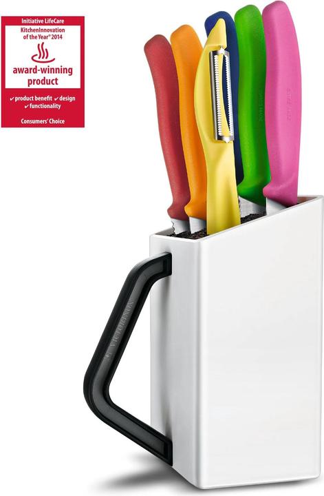 Blau, Gelb, Grün, Orange, Pink, Rot, Weiss