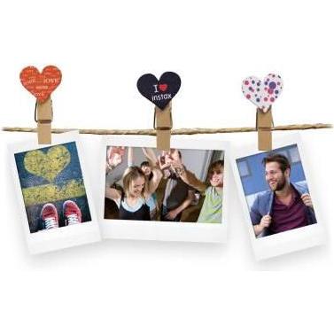 Thumbnail - Fujifilm, Bilderrahmen, Instax Design Clips 10er Set Motiv Herz (Diverse)