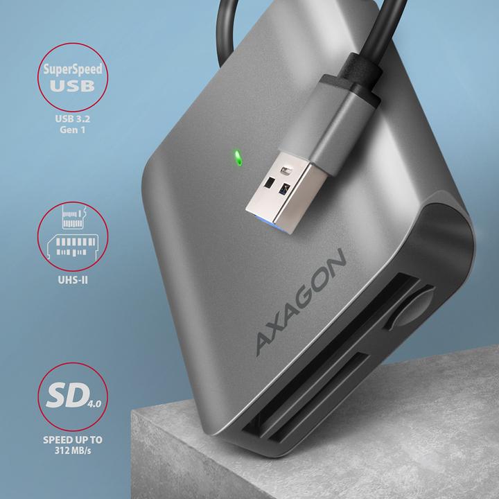Actual product image Axagon CRE-S3 (USB 3.0 standard-A plug)