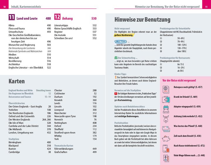 Produktbild England - Norden und Mitte (Deutsch, Anna Regeniter, Hans-Günter Semsek, 2024)