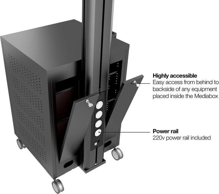 Image du produit Multibrackets Présentoir & MediaBox 180 (60", 60 kg)