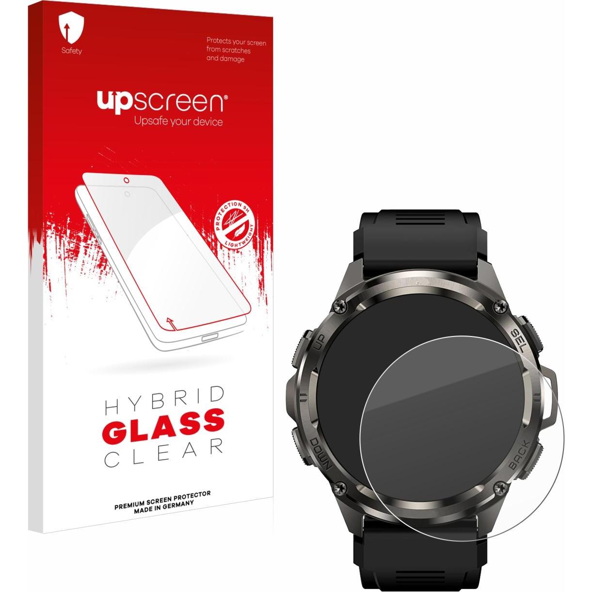 upscreen Scratch Shield Panzerglasfolie, Smartwatch Schutzfolie, Transparent