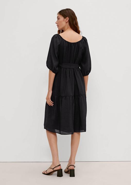 Image du produit Comma Kleid Stufenkleid mit Allover-Muster (40)