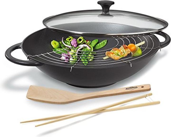 Produktbild Küchenprofi Provence (36 cm, Wok Pfanne, Gusseisen)